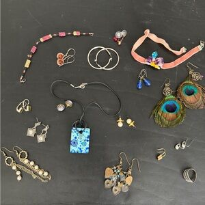 Gold and Silver Tone Jewelry - Lot of 17 pieces